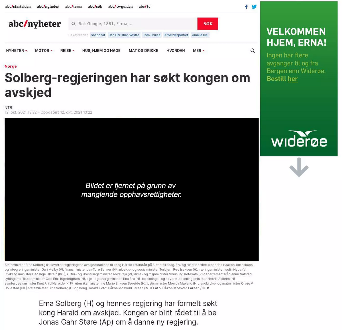 Wideroe Erna