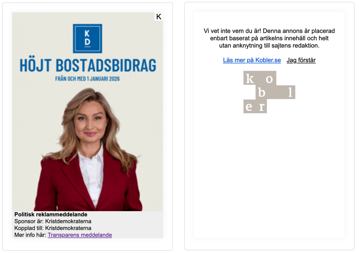 Labelled ad